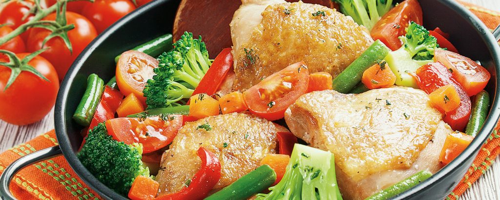 Κοτόπουλο με λαχανικά