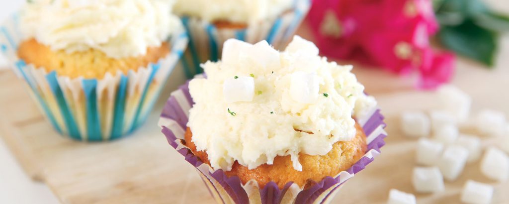 Κρεµώδη cupcakes µε ινδοκάρυδο