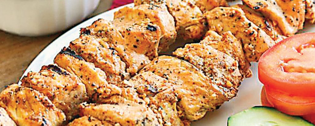 Λιβανέζικο κοτόπουλο σουβλάκι