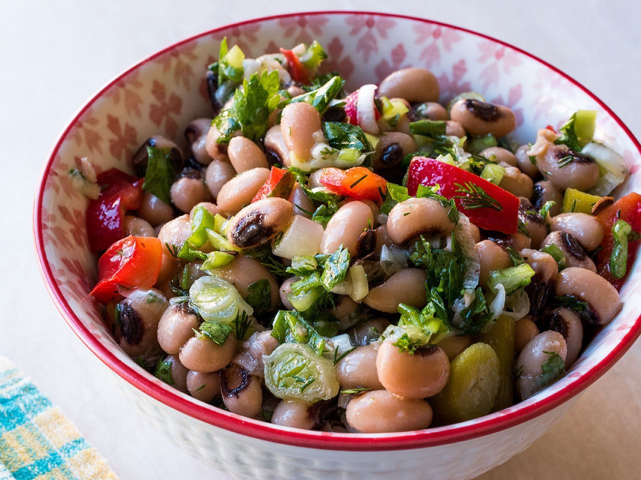 Kidney Bean Salad With Tomatoes, Parsley And Dill / Borulce Sala