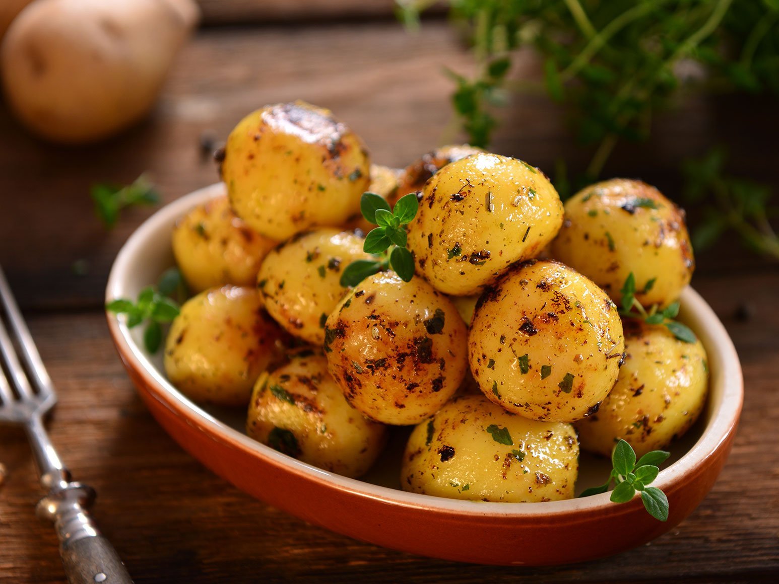 Roasted Young Potatoes