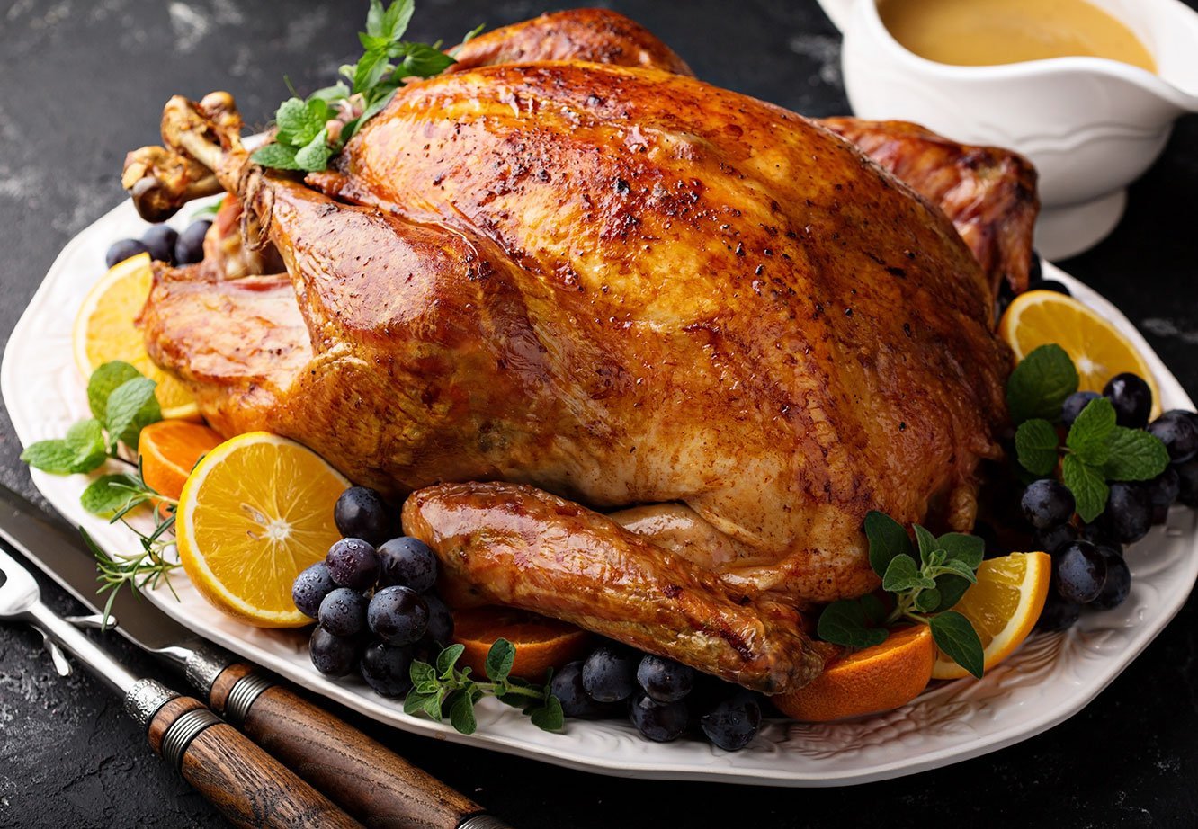 Festive Celebration Roasted Turkey For Thanksgiving
