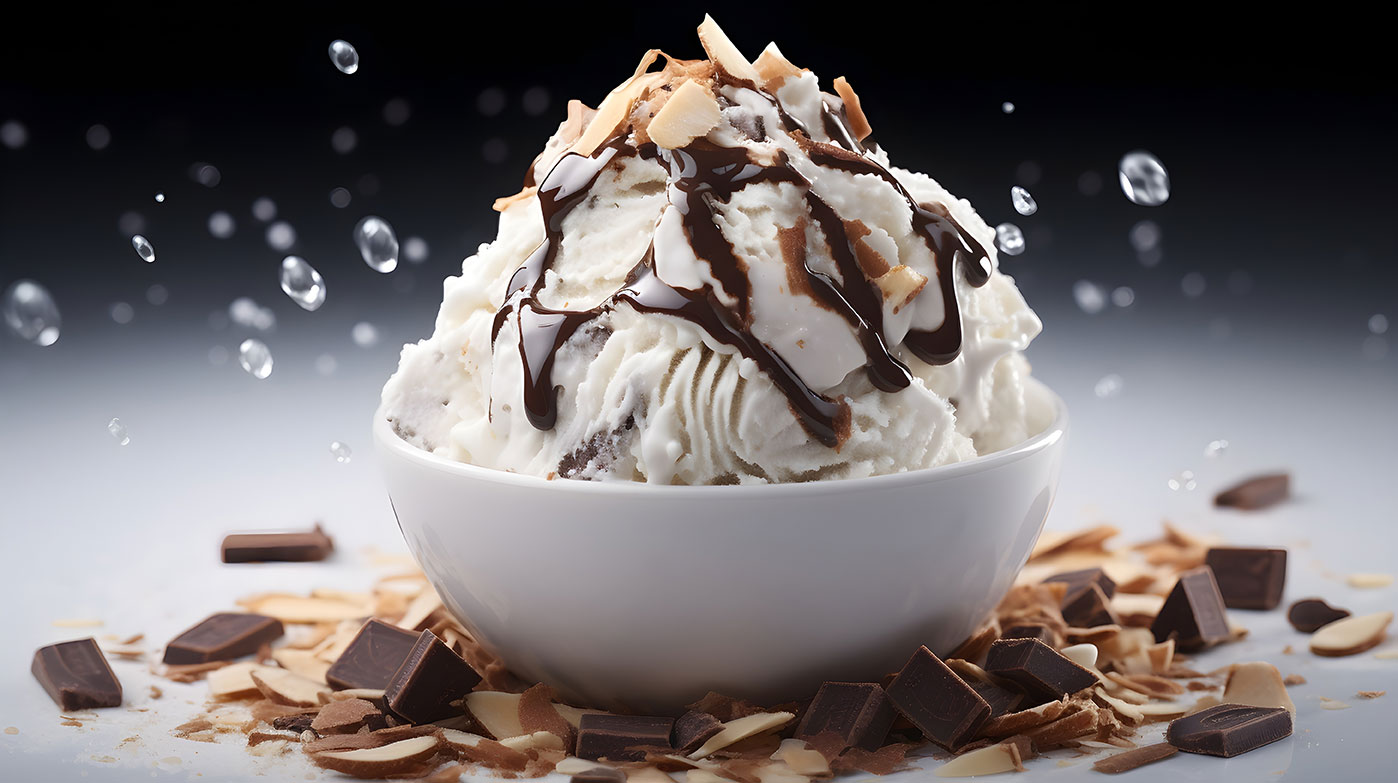 Almond Joy Coconut Ice Cream