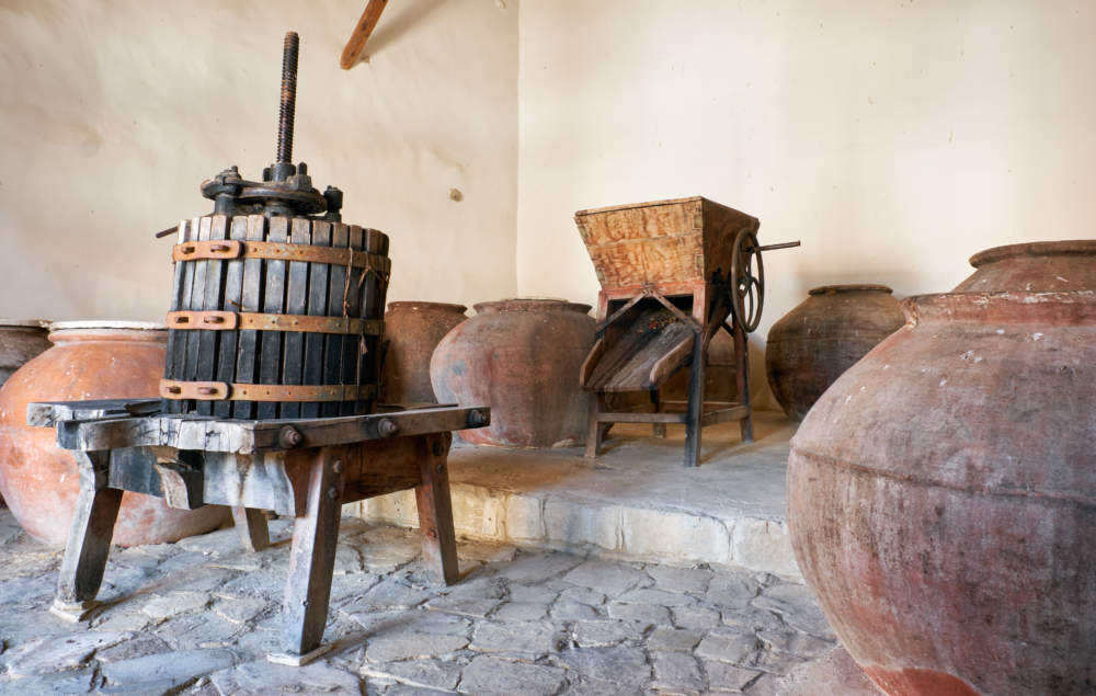 Small Museum Of Wine Production In Lania The Old Grape Cultivation Villages. Limassol. Cyprus