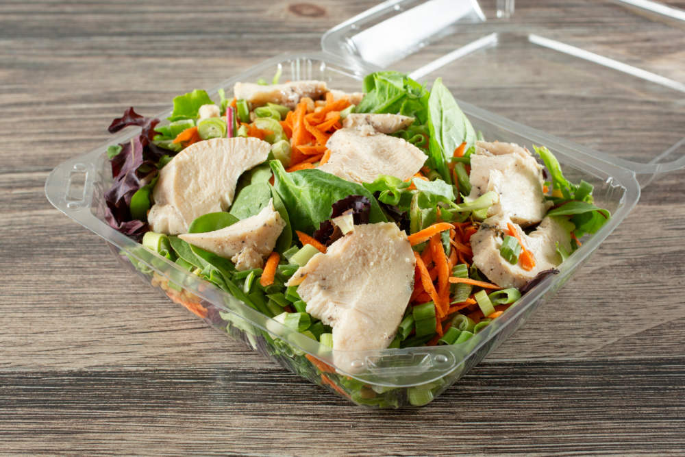 A View Of A Chicken Salad.