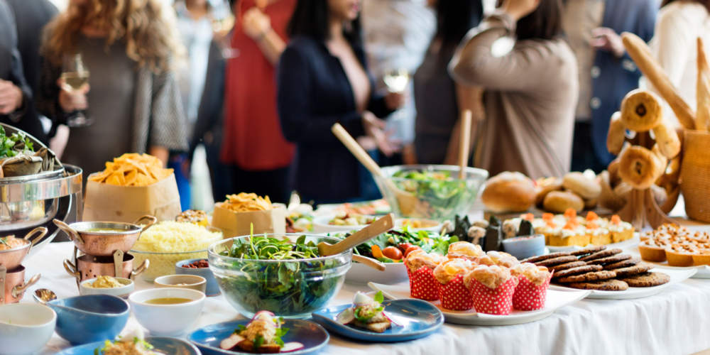 Brunch Choice Crowd Dining Food Options Eating Concept