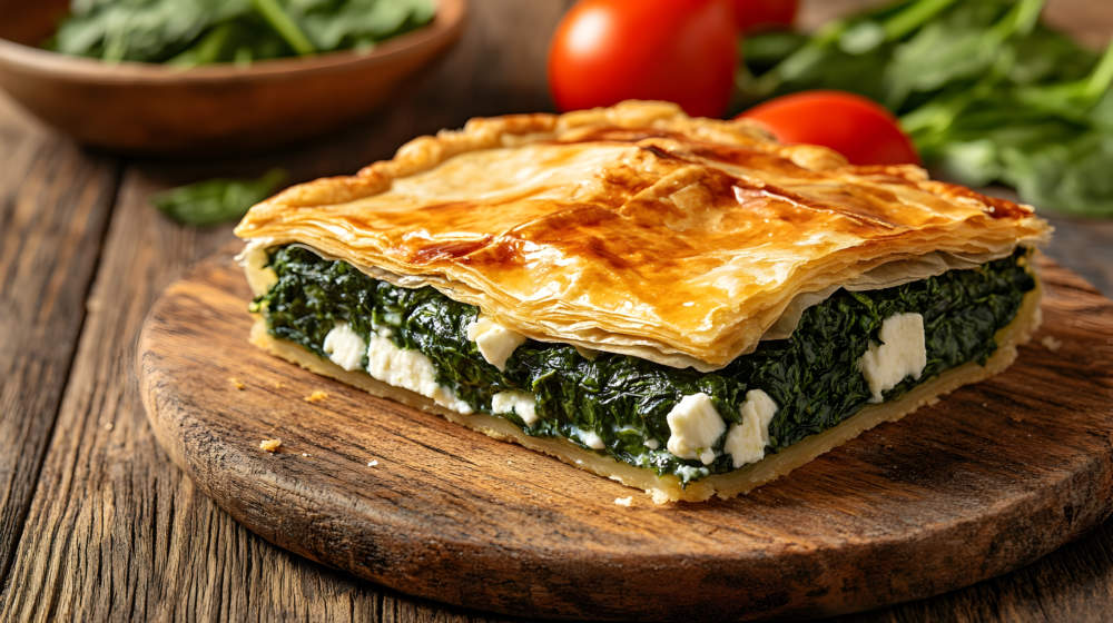 Spinach And Feta Phyllo Pie, Spinach Pie, Feta Pie, Spanakopita, Greek Pie, Savory Pie