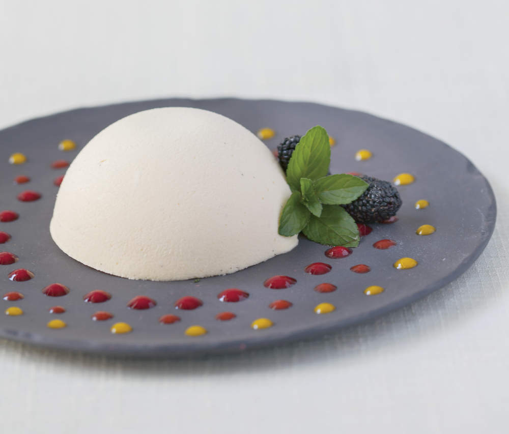 Μους άσπρης σοκολάτας